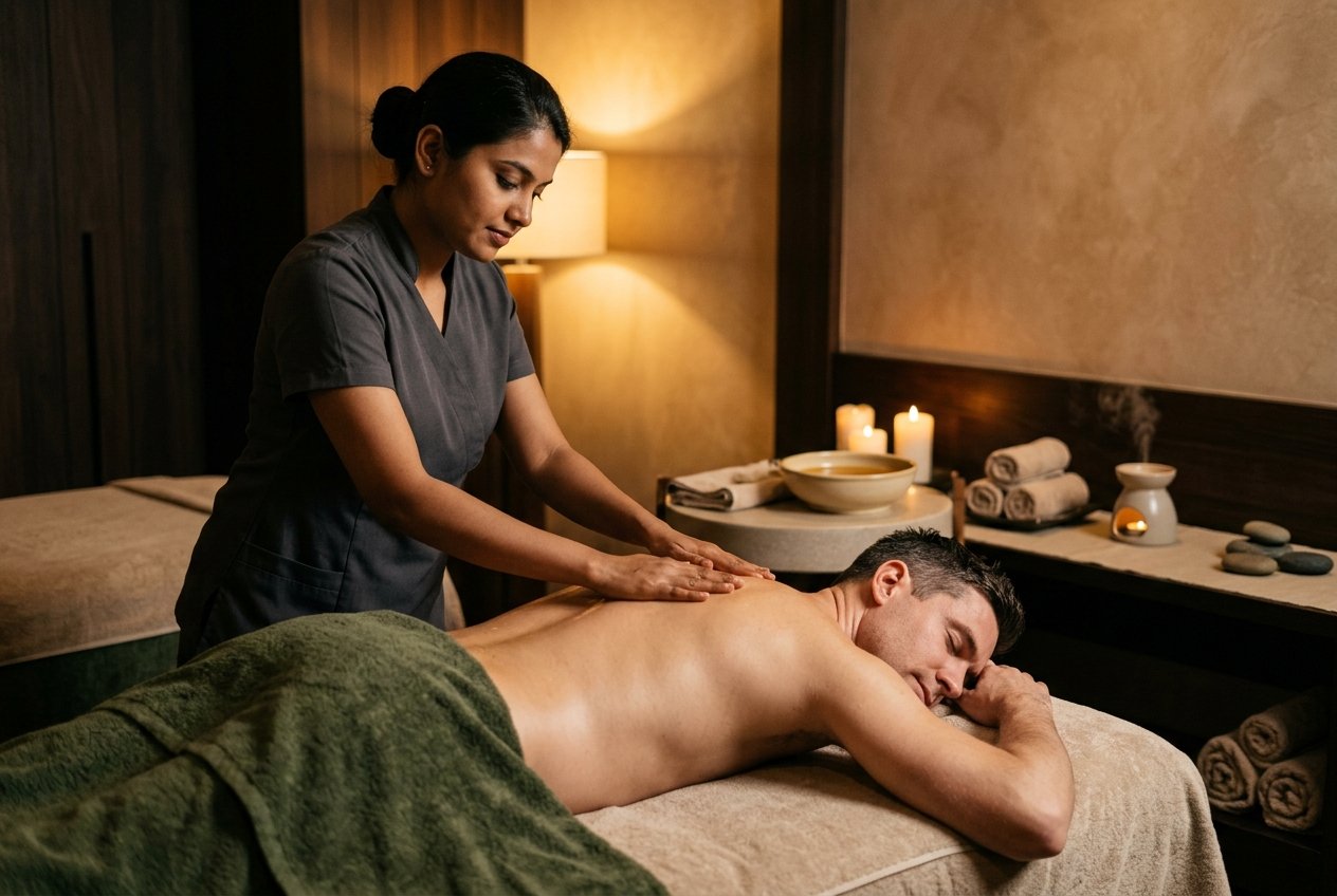 Hot Oil Aromatherapy Massage