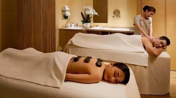 Back and Shoulder Hot Stone Massage